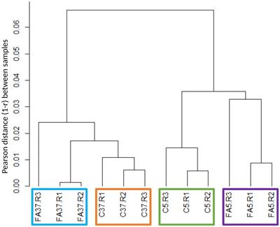 Deciphering the impact of exogenous fatty acids on Listeria monocytogenes at low temperature by transcriptome analysis